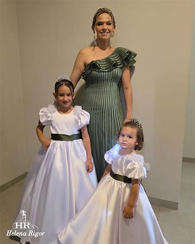 Vestido para madrinha e daminhas de casamento vestido para madrinha e daminhas