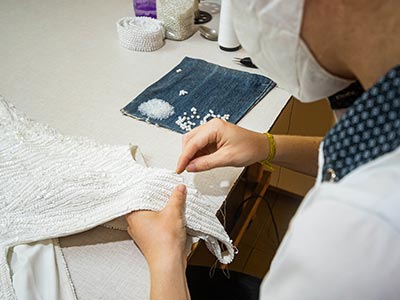 Vestido com acabamento bordado vestido com acabamento bordado