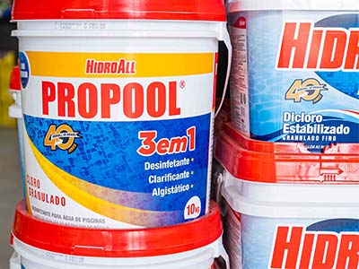 Cloro granulado cloro granulado hidroall propool 3 em 1