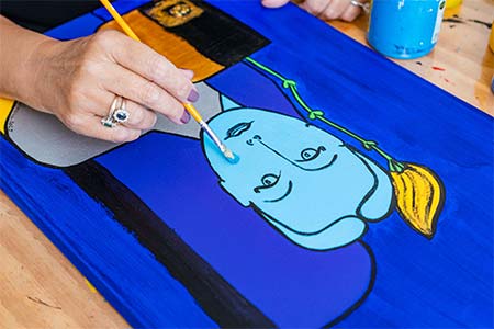 Atividade de arteterapia