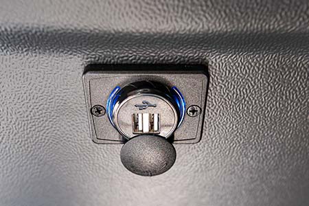 van com entradas usb
