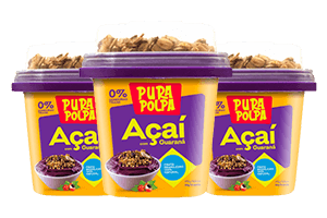 Açaí com guaraná e granola 200 ml
