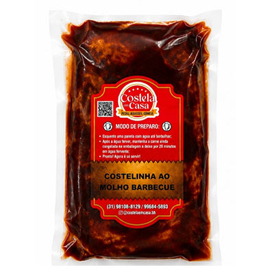 Costelinha ao molho barbecue