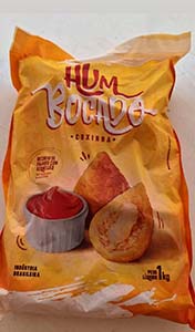 Pacote de 1 kg de coxinha Hum Bocado