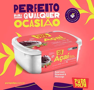 Creme de Açaí com Morango