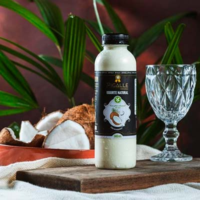 Iogurte natural sabor coco