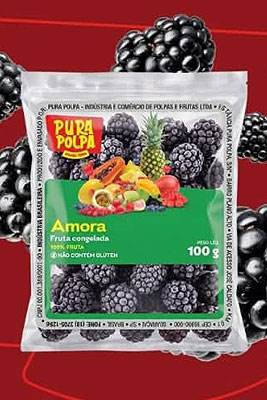 Polpa de amora congelada