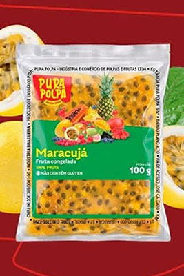 Polpa de maracujá congelada