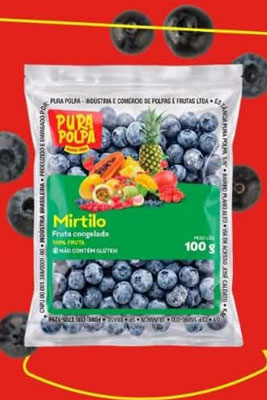 Polpa de mirtilo congelada