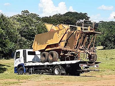 guincho para máquina pesada