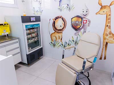 Sala de vacinação infantil