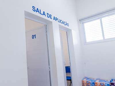 Sala de vacinação