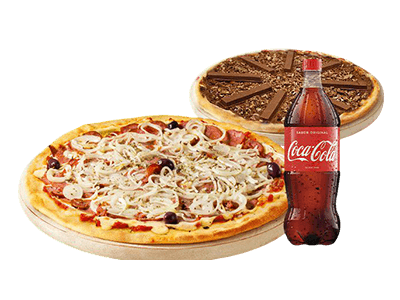 Combo Casadinho Pizza e refrigerante