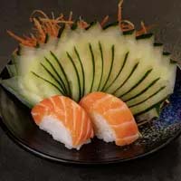 Temaki de salmão temaki de salmão