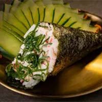 Temaki califórnia temaki de kani