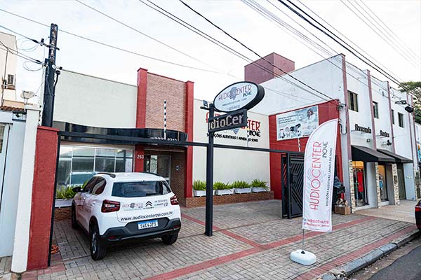 Fachada da Audio Center Fachada da Audio Center