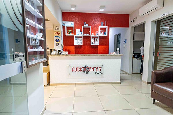 Recepção da Audio Center Recepção da Audio Center