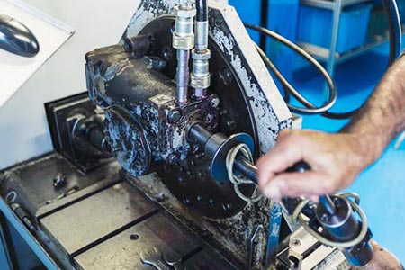 Teste de bomba de direção hidráulica Equipamento para teste de bomba de direção hidráulica