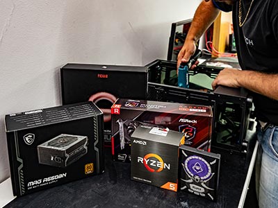 Computado montado e pronto para uso