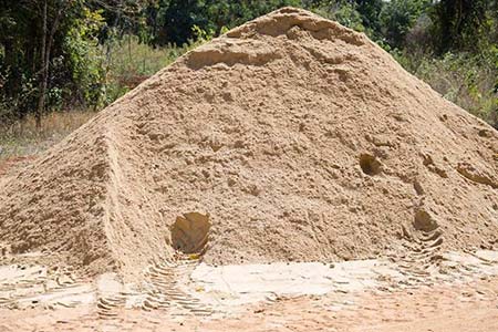 areia para construção civil