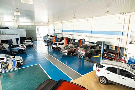 Manutenção de carros e caminhonetes