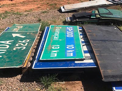 Metal Placas de metal