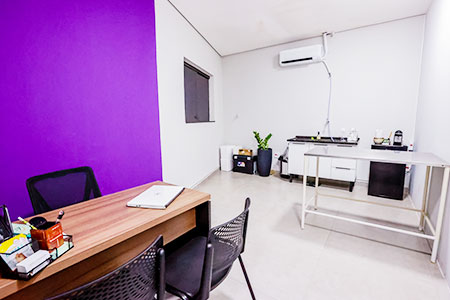 Sala de consulta veterinária Praça Pet
