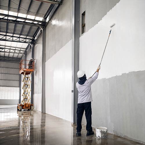 Pintura de barracões e grandes áreas