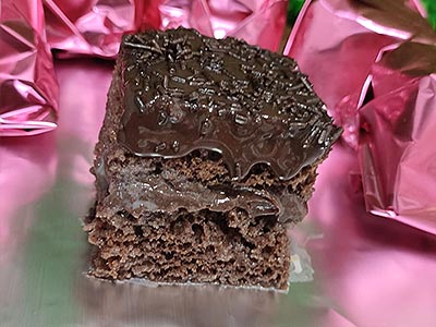Bolo gelado de chocolate Bolo gelado de chocolate