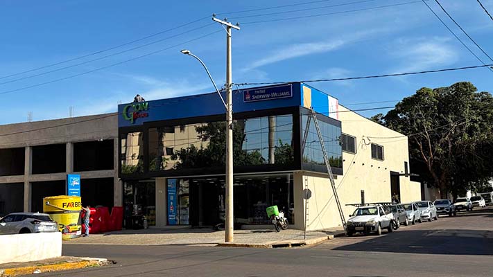 Gon Tintas – Araçatuba Fachada da unidade Gon Tintas na Av. João Arruda Brasil, em Araçatuba