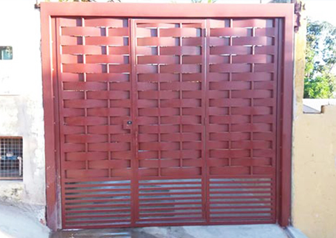 Portão semi vazado Portão semi vazado
