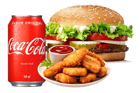 combo 3 combo de lanche e refrigerante