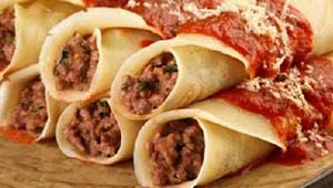 panqueca com molho