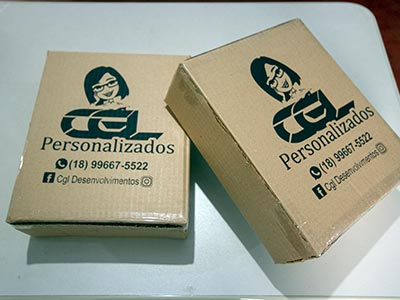 Embalagens com a identidade da empresa