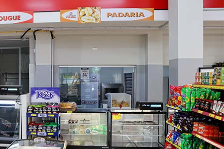 Pães e produtos de panificação padaria