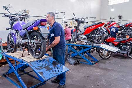 oficina mecânica de motos