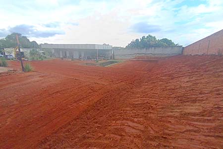 nivelamento de terreno