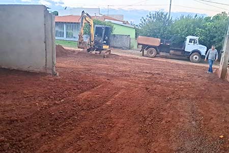 preparação de terreno para serviços de construção civil
