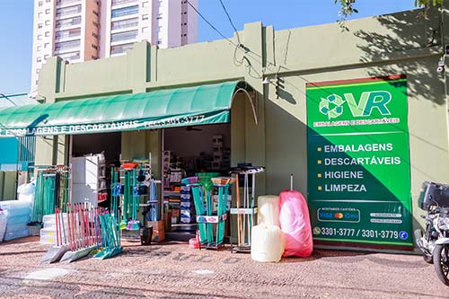 Foto da fachada Foto da fachada da VR Embalagens e Produtos de Limpeza em Araçatuba