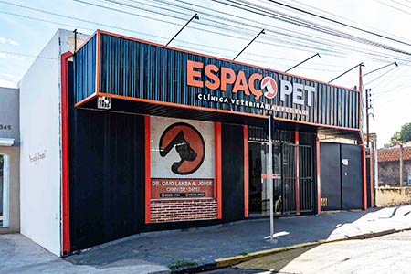 Consultório da clínica veterinária Espaço Pet em Presidente Prudente