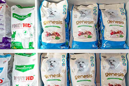 Ração super premium para pets