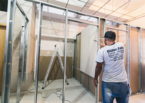 Instalação de divisórias Instalação de divisórias de drywall