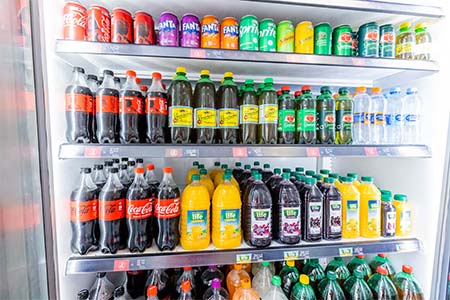 Sucos e refrigerantes bebidas