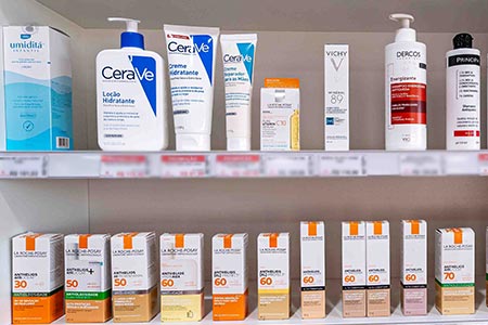 Produtos para proteção e reparação da pele Produtos para proteção e reparação da pele