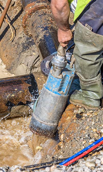 Retirada e colocação de bomba submersível Retirada e colocação de bomba submersível