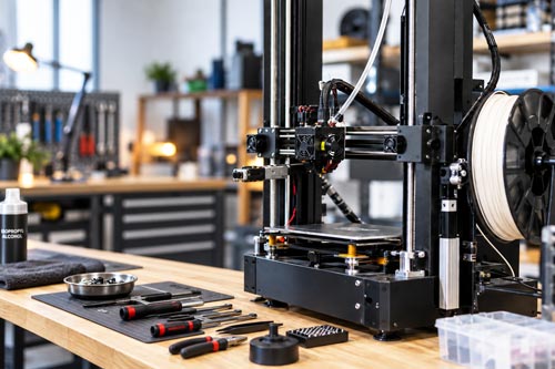 Impressora 3D e ferramentas para manutenção