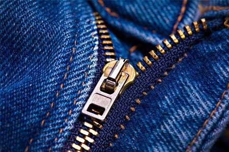Troca de zíper Zíper de calça jeans