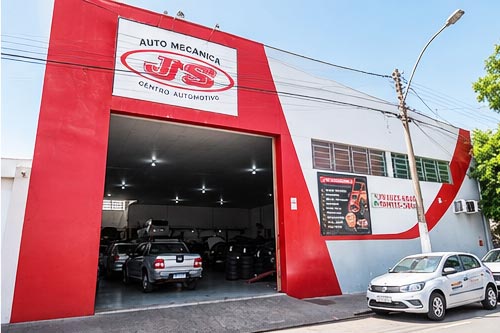 Fachada JS Auto Mecânica Fachada da JS Auto Mecânica