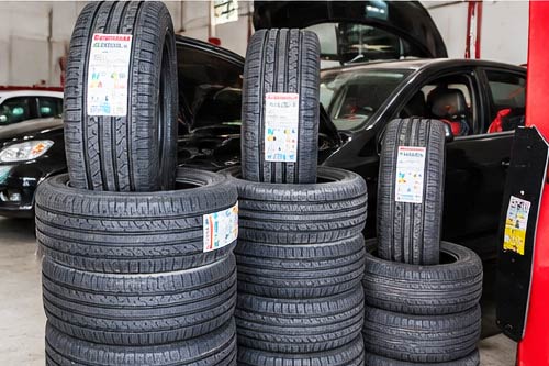 Venda de Pneus Novos Venda de pneus novos na JS Auto Mecânica