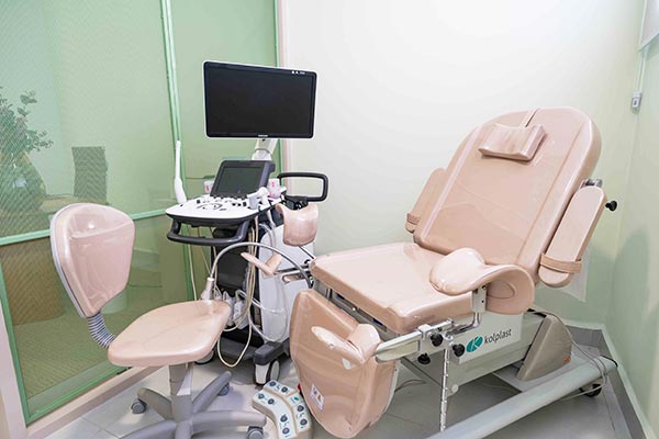 Sala para exame ginecológico Sala para exame ginecológico